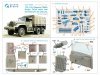 Quinta Studio QD+35066 U.S. Diamond T 968A Cargo truck (open cab) 3D-Printed & coloured Interior on decal paper (Mirror Models) (with 3D-printed resin parts) 1/35